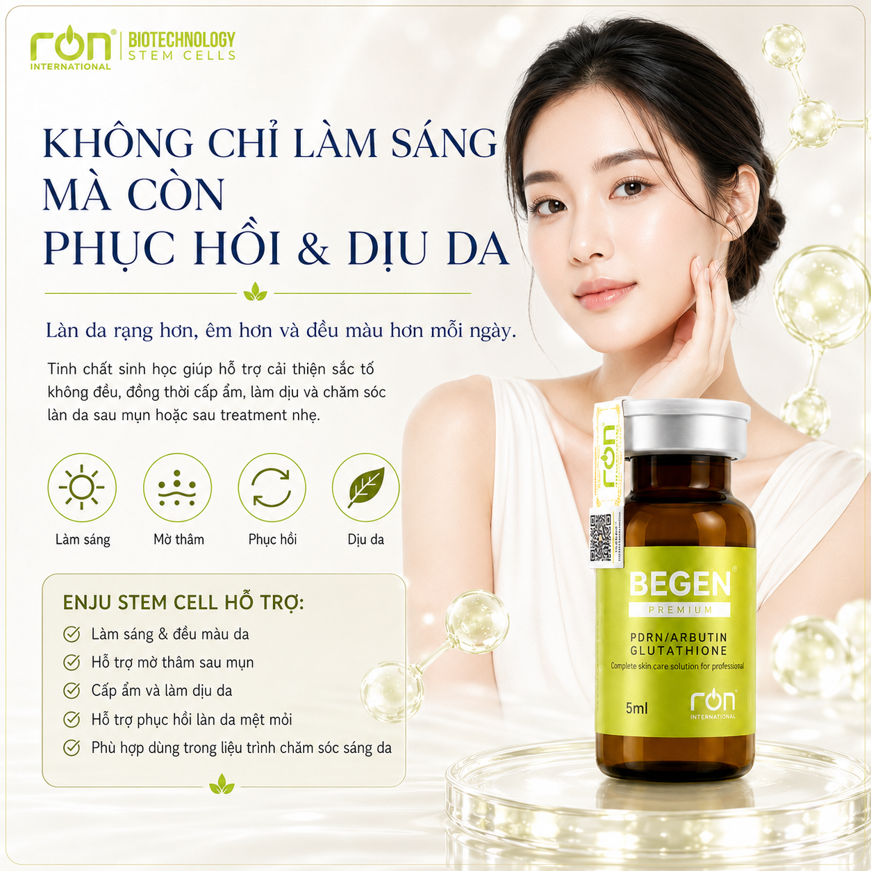 Tế Bào Gốc DNA Cá Hồi/ ENJU STEM CEL DNA 5ml/lọ